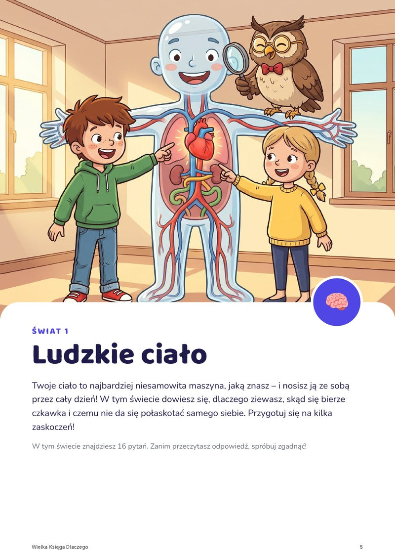 Strona z Wielkiej Księgi Dlaczego